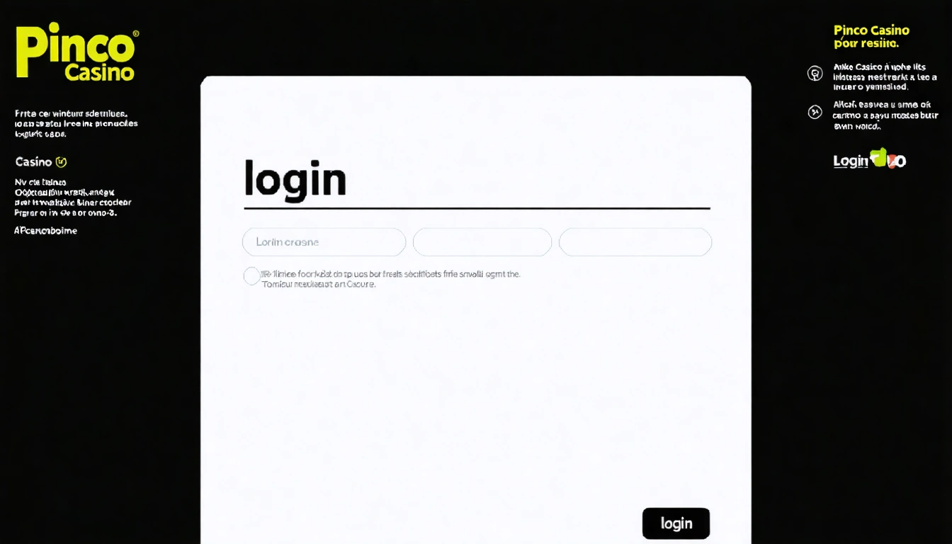 login Pinco Casino